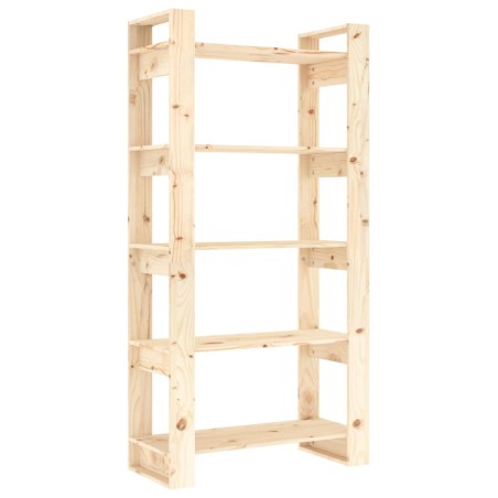 vidaXL Bücherregal/Raumteiler 80x35x160 cm Massivholz