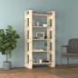 vidaXL Bücherregal/Raumteiler 80x35x160 cm Massivholz vidaXL Bücherregal/Raumteiler 80x35x160 cm Massivholz
