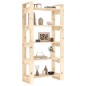 vidaXL Bücherregal/Raumteiler 80x35x160 cm Massivholz vidaXL Bücherregal/Raumteiler 80x35x160 cm Massivholz