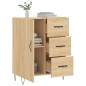 vidaXL Sideboard Sonoma-Eiche 69,5x34x90 cm Holzwerkstoff vidaXL Sideboard Sonoma-Eiche 69,5x34x90 cm Holzwerkstoff