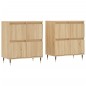 vidaXL Sideboards 2 Stk. Sonoma-Eiche Holzwerkstoff vidaXL Sideboards 2 Stk. Sonoma-Eiche Holzwerkstoff