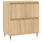 vidaXL Sideboards 2 Stk. Sonoma-Eiche Holzwerkstoff vidaXL Sideboards 2 Stk. Sonoma-Eiche Holzwerkstoff