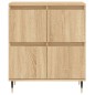 vidaXL Sideboards 2 Stk. Sonoma-Eiche Holzwerkstoff vidaXL Sideboards 2 Stk. Sonoma-Eiche Holzwerkstoff