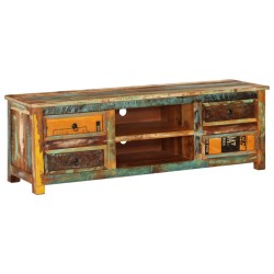vidaXL TV-Schrank Altholz 4 Schubladen