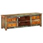 vidaXL TV-Schrank Altholz 4 Schubladen