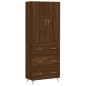 vidaXL Highboard Braun Eichen-Optik 69,5x34x180 cm Holzwerkstoff vidaXL Highboard Braun Eichen-Optik 69,5x34x180 cm Holzwerkstoff