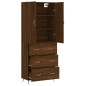vidaXL Highboard Braun Eichen-Optik 69,5x34x180 cm Holzwerkstoff vidaXL Highboard Braun Eichen-Optik 69,5x34x180 cm Holzwerkstoff