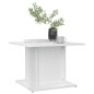 vidaXL Couchtisch Hochglanz-Weiß 55,5x55,5x40 cm Holzwerkstoff vidaXL Couchtisch Hochglanz-Weiß 55,5x55,5x40 cm Holzwerkstoff