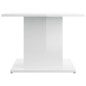 vidaXL Couchtisch Hochglanz-Weiß 55,5x55,5x40 cm Holzwerkstoff vidaXL Couchtisch Hochglanz-Weiß 55,5x55,5x40 cm Holzwerkstoff