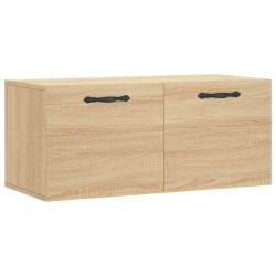 vidaXL Wandschrank Sonoma-Eiche 80x36,5x35 cm Holzwerkstoff