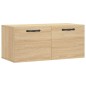 vidaXL Wandschrank Sonoma-Eiche 80x36,5x35 cm Holzwerkstoff vidaXL Wandschrank Sonoma-Eiche 80x36,5x35 cm Holzwerkstoff