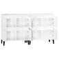 vidaXL Sideboards 2 Stk. Hochglanz-Weiß 60x35x70 cm Holzwerkstoff vidaXL Sideboards 2 Stk. Hochglanz-Weiß 60x35x70 cm Holzwerkstoff