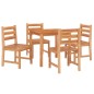 vidaXL 5-tlg. Garten-Essgruppe Massivholz Teak vidaXL 5-tlg. Garten-Essgruppe Massivholz Teak