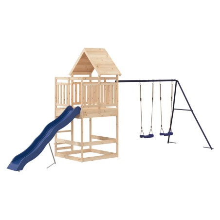 vidaXL Spielturm Massivholz Kiefer
