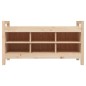 vidaXL Flurbank 110x40x60 cm Massivholz Kiefer vidaXL Flurbank 110x40x60 cm Massivholz Kiefer