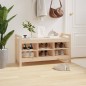 vidaXL Flurbank 110x40x60 cm Massivholz Kiefer vidaXL Flurbank 110x40x60 cm Massivholz Kiefer