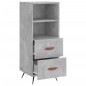 vidaXL Sideboard Betongrau 34,5x34x90 cm Holzwerkstoff vidaXL Sideboard Betongrau 34,5x34x90 cm Holzwerkstoff