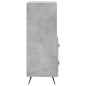 vidaXL Sideboard Betongrau 34,5x34x90 cm Holzwerkstoff vidaXL Sideboard Betongrau 34,5x34x90 cm Holzwerkstoff