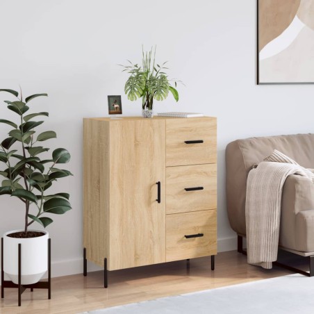 vidaXL Sideboard Sonoma-Eiche 69,5x34x90 cm Holzwerkstoff
