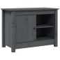 vidaXL TV-Schrank Grau 70x36,5x52 cm Massivholz Kiefer vidaXL TV-Schrank Grau 70x36,5x52 cm Massivholz Kiefer