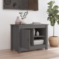 vidaXL TV-Schrank Grau 70x36,5x52 cm Massivholz Kiefer vidaXL TV-Schrank Grau 70x36,5x52 cm Massivholz Kiefer