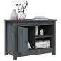 vidaXL TV-Schrank Grau 70x36,5x52 cm Massivholz Kiefer vidaXL TV-Schrank Grau 70x36,5x52 cm Massivholz Kiefer