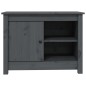 vidaXL TV-Schrank Grau 70x36,5x52 cm Massivholz Kiefer vidaXL TV-Schrank Grau 70x36,5x52 cm Massivholz Kiefer