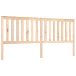 vidaXL Kopfteil 206x6x101 cm Massivholz Kiefer