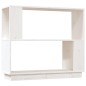 vidaXL Bücherregal/Raumteiler Weiß 80x25x70 cm Massivholz Kiefer vidaXL Bücherregal/Raumteiler Weiß 80x25x70 cm Massivholz Kiefer