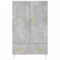 vidaXL Highboard Betongrau 69,5x31x115 cm Holzwerkstoff vidaXL Highboard Betongrau 69,5x31x115 cm Holzwerkstoff