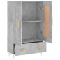 vidaXL Highboard Betongrau 69,5x31x115 cm Holzwerkstoff vidaXL Highboard Betongrau 69,5x31x115 cm Holzwerkstoff
