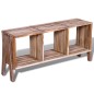 TV-Schrank mit 3 Regalen Stapelbar Wiederverwendetes Teak TV-Schrank mit 3 Regalen Stapelbar Wiederverwendetes Teak