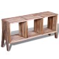 TV-Schrank mit 3 Regalen Stapelbar Wiederverwendetes Teak TV-Schrank mit 3 Regalen Stapelbar Wiederverwendetes Teak