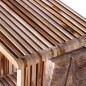 TV-Schrank mit 3 Regalen Stapelbar Wiederverwendetes Teak TV-Schrank mit 3 Regalen Stapelbar Wiederverwendetes Teak