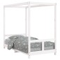 vidaXL Kinderbett Weiß 80x160 cm Massivholz Kiefer vidaXL Kinderbett Weiß 80x160 cm Massivholz Kiefer