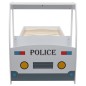Polizeiauto-Kinderbett mit Matratze 90x200 cm 7 Zone H2 H3 Polizeiauto-Kinderbett mit Matratze 90x200 cm 7 Zone H2 H3