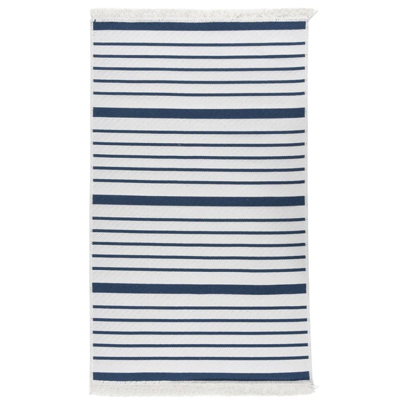 vidaXL Teppich Marineblau 120x180 cm Baumwolle vidaXL Teppich Marineblau 120x180 cm Baumwolle