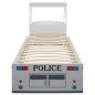 Polizeiauto-Kinderbett mit Matratze 90x200 cm 7 Zone H2 H3 Polizeiauto-Kinderbett mit Matratze 90x200 cm 7 Zone H2 H3