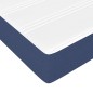 vidaXL Boxspringbett mit Matratze Blau 140x200 cm Stoff vidaXL Boxspringbett mit Matratze Blau 140x200 cm Stoff