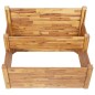 vidaXL Pflanzkübel auf 2 Ebenen 110 x 75 x 84 cm Massivholz Akazie vidaXL Pflanzkübel auf 2 Ebenen 110 x 75 x 84 cm Massivholz Akazie