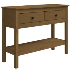 vidaXL Konsolentisch Honigbraun 100x35x75 cm Massivholz Kiefer