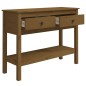 vidaXL Konsolentisch Honigbraun 100x35x75 cm Massivholz Kiefer vidaXL Konsolentisch Honigbraun 100x35x75 cm Massivholz Kiefer