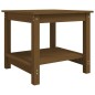 vidaXL Couchtisch Honigbraun 50x50x45 cm Massivholz Kiefer vidaXL Couchtisch Honigbraun 50x50x45 cm Massivholz Kiefer