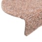 vidaXL Selbstklebende Treppenmatten 10 Stk. Braun 56x17x3cm Nadelvlies vidaXL Selbstklebende Treppenmatten 10 Stk. Braun 56x17x3cm Nadelvlies