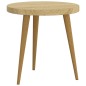 vidaXL 3-tlg. Beistelltisch-Set Hellbraun MDF und Eisen vidaXL 3-tlg. Beistelltisch-Set Hellbraun MDF und Eisen