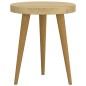 vidaXL 3-tlg. Beistelltisch-Set Hellbraun MDF und Eisen vidaXL 3-tlg. Beistelltisch-Set Hellbraun MDF und Eisen