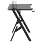 vidaXL Gaming-Schreibtisch mit Y-Gestell Schwarz und Rot 110x60x75 cm vidaXL Gaming-Schreibtisch mit Y-Gestell Schwarz und Rot 110x60x75 cm