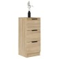 vidaXL Sideboards 2 Stk. Sonoma-Eiche 30x30x70 cm Holzwerkstoff vidaXL Sideboards 2 Stk. Sonoma-Eiche 30x30x70 cm Holzwerkstoff