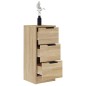 vidaXL Sideboards 2 Stk. Sonoma-Eiche 30x30x70 cm Holzwerkstoff vidaXL Sideboards 2 Stk. Sonoma-Eiche 30x30x70 cm Holzwerkstoff