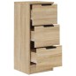 vidaXL Sideboards 2 Stk. Sonoma-Eiche 30x30x70 cm Holzwerkstoff vidaXL Sideboards 2 Stk. Sonoma-Eiche 30x30x70 cm Holzwerkstoff